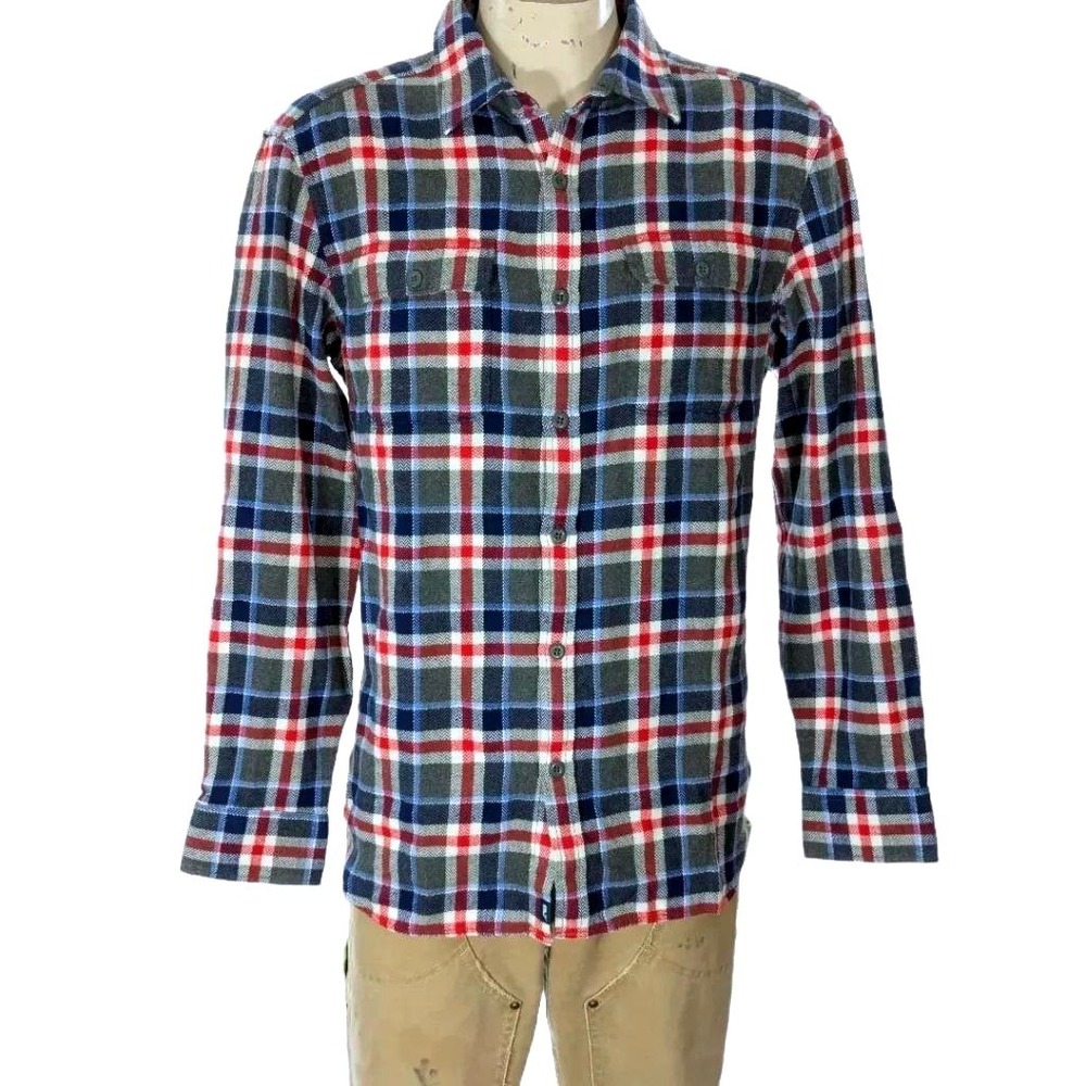 Vineyard Vines Mens Plaid Cotton Flannel Button Down Sz L NWT $148